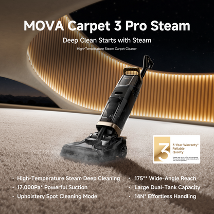 Mova X3 Pro Steam Carpet Cleaner