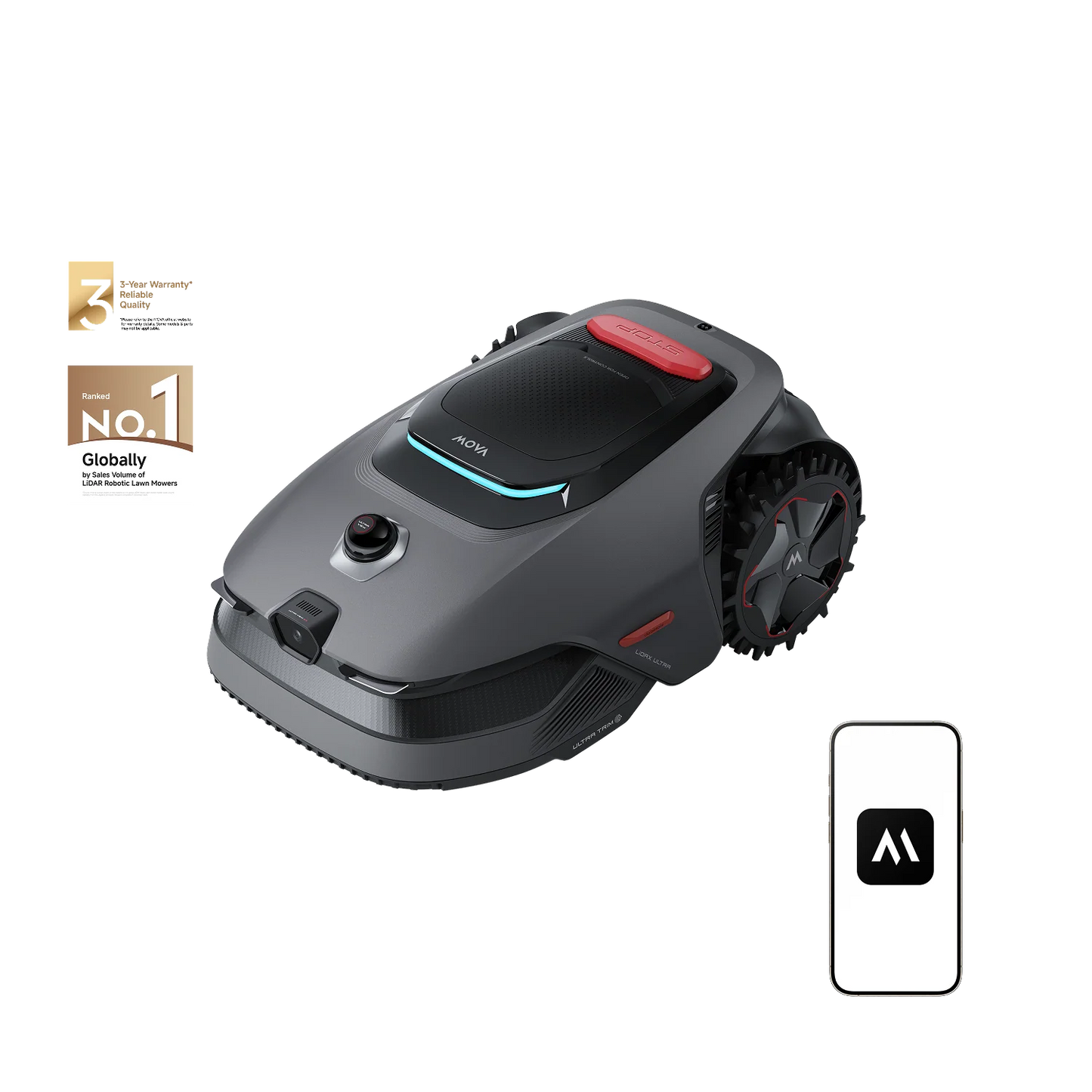 MOVA LiDAX Ultra 800 Robot Mower