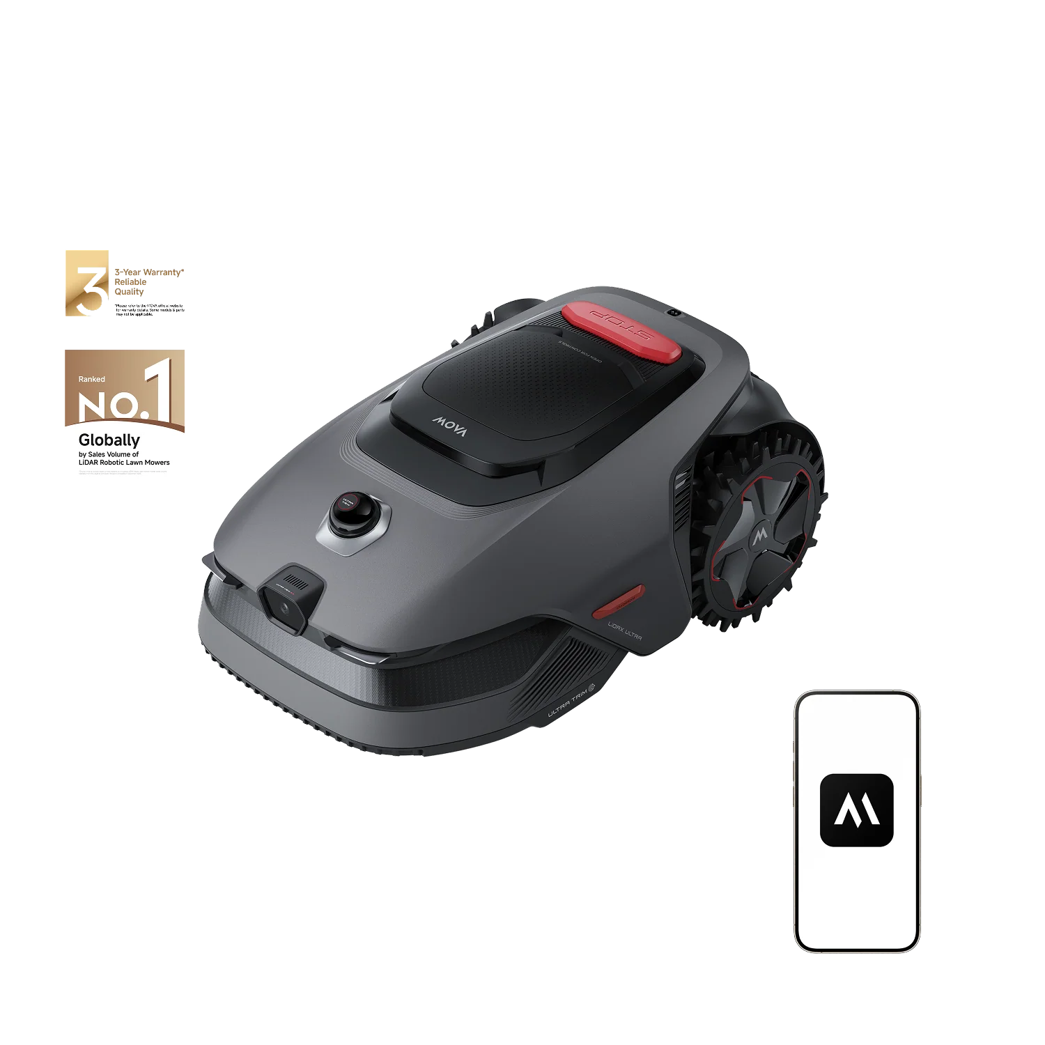 MOVA LiDAX Ultra 800 Robot Mower
